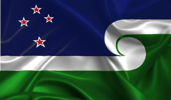 Whakapehapeha: design submitted by Paul from Canterbury. Basis is bringing together traditions of Southern Cross and more recent Tino Rangatiratanga symbols (reversed to reflect long white cloud or sea, as well as a fern) - but adopting new colour (green) uses in neither to symbolise our land and new beginnings. Whakapehapeha: design submitted by Paul from Canterbury. Basis is bringing together traditions of Southern Cross and more recent Tino Rangatiratanga symbols (reversed to reflect long white cloud or sea, as well as a fern) - but adopting new colour (green) uses in neither to symbolise our land and new beginnings. - Sputnik International
