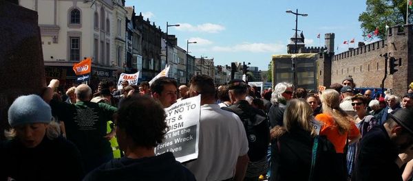 Anti-Austerity Protest in UK's Cardiff - Sputnik International