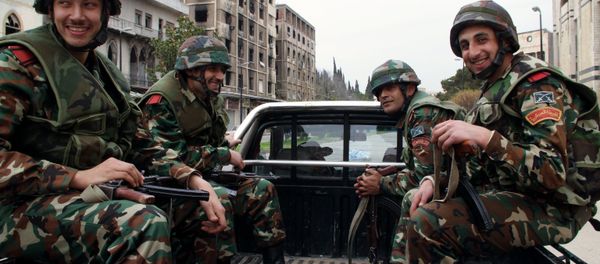 Syrian soldiers - Sputnik International