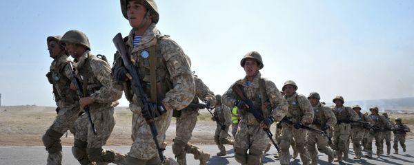 Interaction-2014 exercises by Collective Rapid Reaction Force at Spassk - Sputnik International