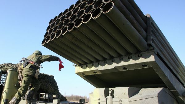 Russia's Grad multiple launch rocket system. File photo - Sputnik International