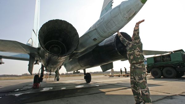 The Baltic Fleet Su-27 fighter squadron The Baltic Fleet Su-27 fighter squadron - Sputnik International
