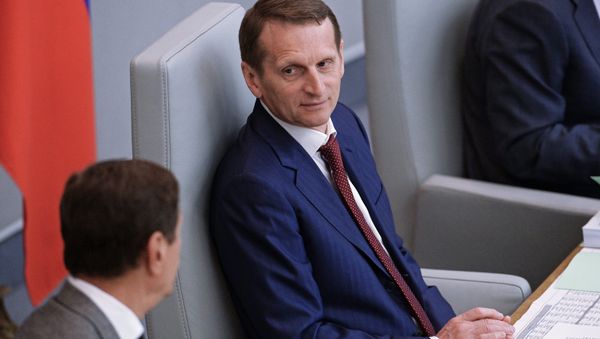 State Duma Chairman Sergey Naryshkin State Duma Chairman Sergey Naryshkin - Sputnik International
