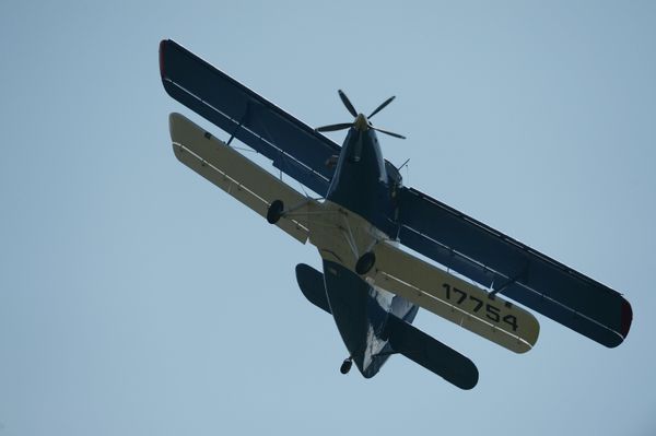 The AN-2-110 aircraft with Honeywell turboprop TPE-331-12 engine in the air after undergoing modernization at the Chaplygin Siberian Aeronautical Research Institute - Sputnik International