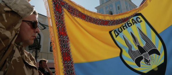 An officer of volunteer battalion 'Donbas' An officer of volunteer battalion 'Donbas' - Sputnik International