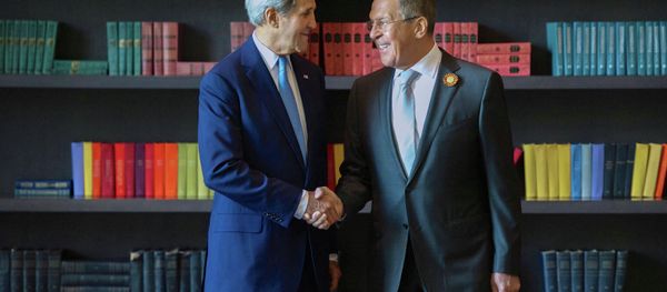 Russian Foreign Minister Sergey Lavrov meets with US Secretary of State John Kerry - Sputnik International
