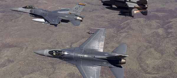 The US Air Force fighter jets - Sputnik International