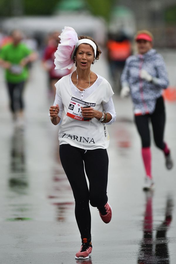 'Running Hearts': Russian Supermodel Runs Charity Marathon in Moscow - Sputnik International