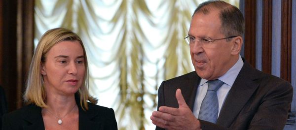 Sergei Lavrov  and Federica Mogherini - Sputnik International
