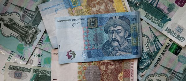 Russian and Ukrainian bills and coins Russian and Ukrainian bills and coins - Sputnik International
