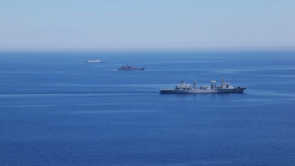 Russian-Chinese drills Joint Sea-2015 in the Mediterranean - Sputnik International