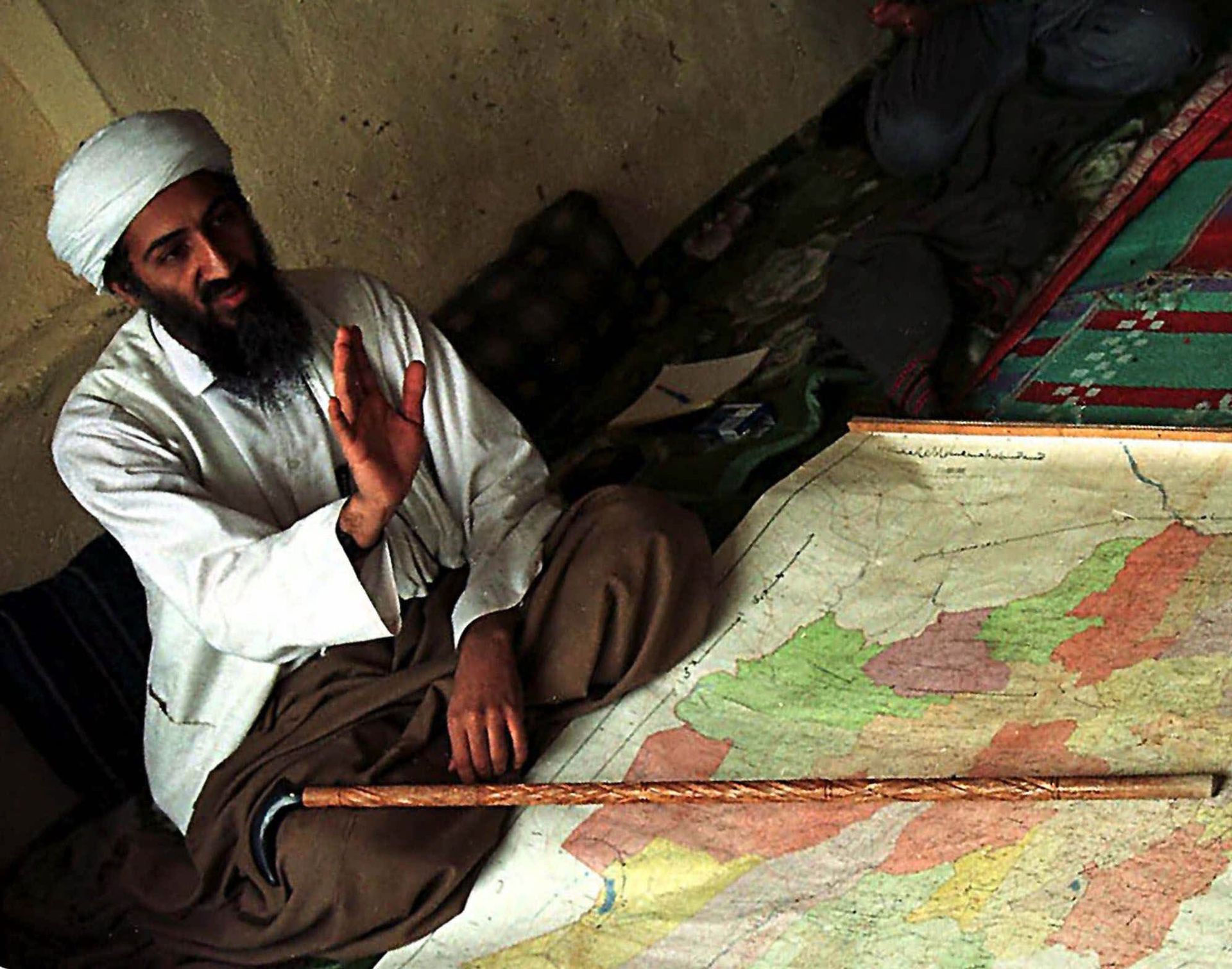 Osama bin Laden, identified by the US as being the prime suspect in the attacks on the US, is shown in Afghanistan in this April 1998 file photo - Sputnik International, 1920, 23.02.2023