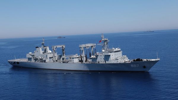 Russian-Chinese drills Joint Sea-2015 in the Mediterranean - Sputnik International