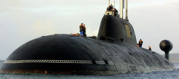 A file picture taken in Brest harbor, western France, on September 21, 2004, shows the Vepr Russian nuclear submarine of the Project 971 Shchuka-B type, or Akula-class (Shark) by NATO classification , the same type as the Nerpa Russian nuclear submarine A file picture taken in Brest harbor, western France, on September 21, 2004, shows the Vepr Russian nuclear submarine of the Project 971 Shchuka-B type, or Akula-class (Shark) by NATO classification , the same type as the Nerpa Russian nuclear submarine - Sputnik International