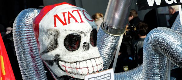 Demonstrators take part in a protest titled There is no Peace with NATO in front of the venue of the 51st Munich Security Conference (MSC) in Munich, southern Germany (File) Demonstrators take part in a protest titled There is no Peace with NATO in front of the venue of the 51st Munich Security Conference (MSC) in Munich, southern Germany (File) - Sputnik International