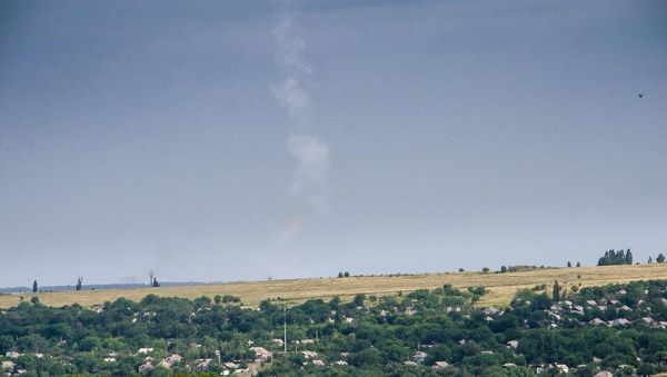 The image cited in some quarters as evidence that MH17 was shot down by a BUK missile - Sputnik International