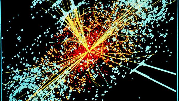 Following a collision of two protons, a Higgs boson is produced which decays into two jets of hadrons and two electrons. - Sputnik International