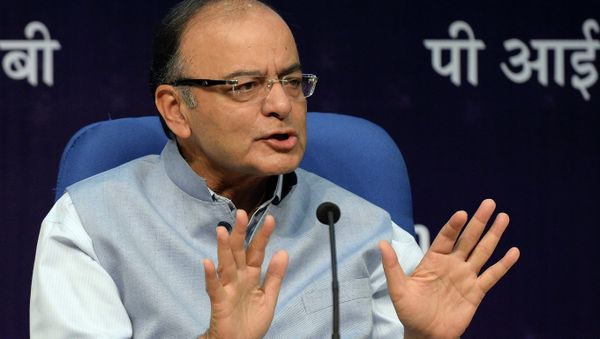 Indian Finance Minister Arun Jaitley addresses a press conference in New Delhi on May 22, 2015 Indian Finance Minister Arun Jaitley addresses a press conference in New Delhi on May 22, 2015 - Sputnik International