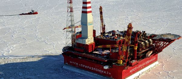 Prirazlomnaya offshore oil platform Prirazlomnaya offshore oil platform - Sputnik International