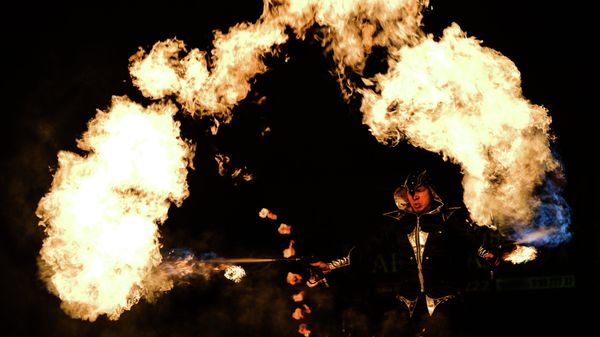 Fire Carnival in Moscow Fire Carnival in Moscow - Sputnik International
