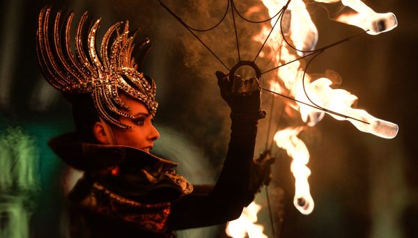 Fire Carnival in Moscow Fire Carnival in Moscow - Sputnik International