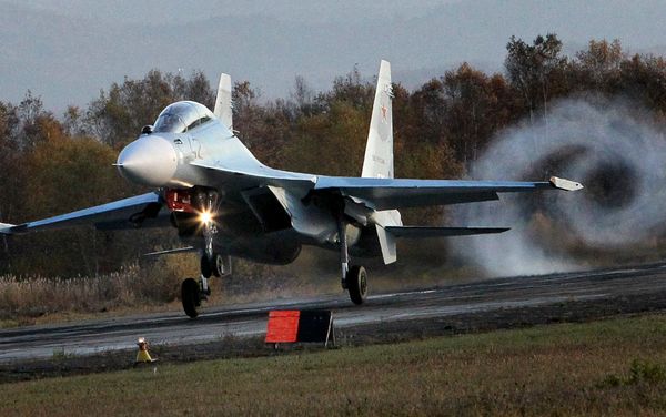Multi-purpose Su-30 M2 fighter jet - Sputnik International