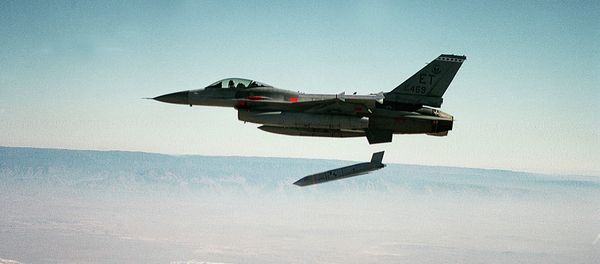 US Air Force file photo shows a Joint Air-to-Surface Standoff Missile (JASSM) fired during testing US Air Force file photo shows a Joint Air-to-Surface Standoff Missile (JASSM) fired during testing - Sputnik International