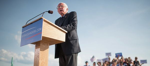 Sen. Bernie Sanders, I-Vt., speaks on Tuesday, May 26, 2015 in Burlington, Vt., where he formally announced he will seek the Democratic nomination for president Sen. Bernie Sanders, I-Vt., speaks on Tuesday, May 26, 2015 in Burlington, Vt., where he formally announced he will seek the Democratic nomination for president - Sputnik International
