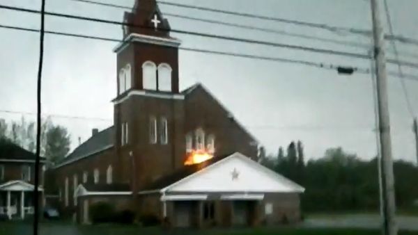 Maine Church Hit By Lightening Strike - Sputnik International