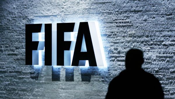 The FIFA logo at the headquarters Zurich, Switzerland The FIFA logo at the headquarters Zurich, Switzerland - Sputnik International