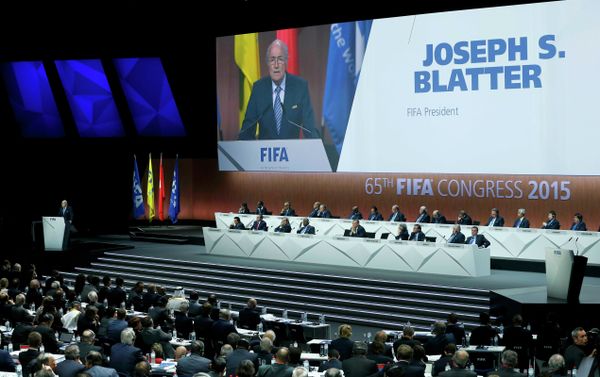 FIFA President Sepp Blatter delivers an opening speech at the 65th FIFA Congress in Zurich, Switzerland, May 29, 2015 FIFA President Sepp Blatter delivers an opening speech at the 65th FIFA Congress in Zurich, Switzerland, May 29, 2015 - Sputnik International