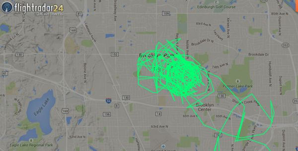 Strange flightpath over Minneapolis Strange flightpath over Minneapolis - Sputnik International
