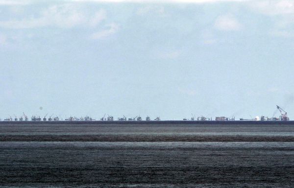 The alleged on-going reclamation of Subi Reef by China is seen from Pag-asa Island in the Spratly Islands in the South China Sea, western Palawan Province, Philippines Monday, May 11, 2015 The alleged on-going reclamation of Subi Reef by China is seen from Pag-asa Island in the Spratly Islands in the South China Sea, western Palawan Province, Philippines Monday, May 11, 2015 - Sputnik International