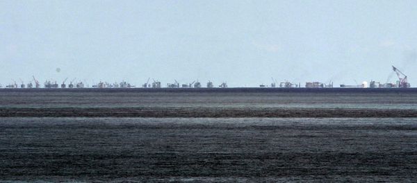 The alleged on-going reclamation of Subi Reef by China is seen from Pag-asa Island in the Spratly Islands in the South China Sea, western Palawan Province, Philippines Monday, May 11, 2015 The alleged on-going reclamation of Subi Reef by China is seen from Pag-asa Island in the Spratly Islands in the South China Sea, western Palawan Province, Philippines Monday, May 11, 2015 - Sputnik International