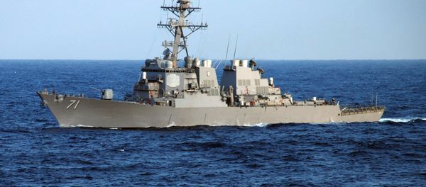 Guided-missile destroyer USS Ross (DDG 71) crosses the Atlantic Ocean Guided-missile destroyer USS Ross (DDG 71) crosses the Atlantic Ocean - Sputnik International