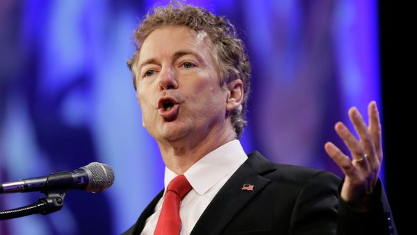 Republican presidential candidate Sen. Rand Paul speaks in Des Moines, Iowa Republican presidential candidate Sen. Rand Paul speaks in Des Moines, Iowa - Sputnik International