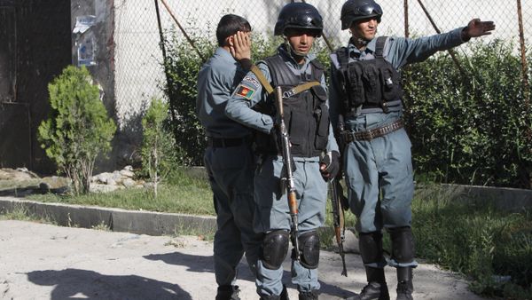 Afghanistan security forces inspect the site of attack in Kabul, Afghanistan, Wednesday, May 27, 2015 Afghanistan security forces inspect the site of attack in Kabul, Afghanistan, Wednesday, May 27, 2015 - Sputnik International