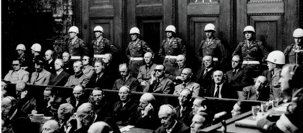 In this Sept. 30, 1946 b/w file picture defendants hear parts of the verdict in the Palace of Justice at the Nuremberg War Crimes Trial in Germany on Sept. 30, 1946 In this Sept. 30, 1946 b/w file picture defendants hear parts of the verdict in the Palace of Justice at the Nuremberg War Crimes Trial in Germany on Sept. 30, 1946 - Sputnik International