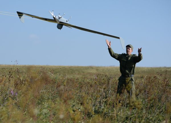 Launch of a Zastava UAV Launch of a Zastava UAV - Sputnik International