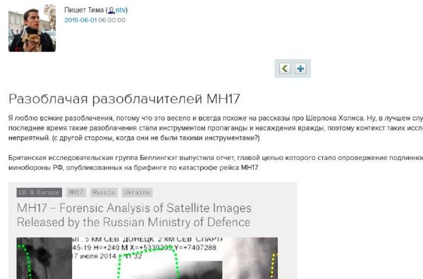 Livejournal post about MH17 boeing crash Livejournal post about MH17 boeing crash - Sputnik International