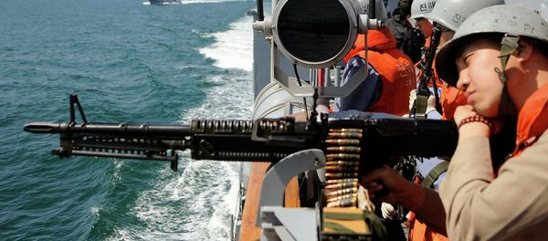 South Korean navy from Second Fleet Command soldiers participate in a drill targeting North Korean infiltration in seas off Taean on May 27, 2010. - Sputnik International