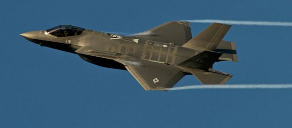 It may be seven years late and $160 billion over budget, but the F-35 fighter - the most expensive piece of fighting equipment in history - may finally make its official debut this summer. It may be seven years late and $160 billion over budget, but the F-35 fighter - the most expensive piece of fighting equipment in history - may finally make its official debut this summer. - Sputnik International