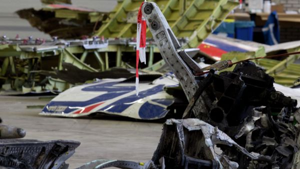 Parts of the wreckage of the Malaysia Airlines Flight 17 are displayed in a hangar at Gilze-Rijen airbase, Netherlands Parts of the wreckage of the Malaysia Airlines Flight 17 are displayed in a hangar at Gilze-Rijen airbase, Netherlands - Sputnik International