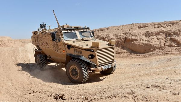 Foxhound Vehicle in Afghanistan Foxhound Vehicle in Afghanistan - Sputnik International