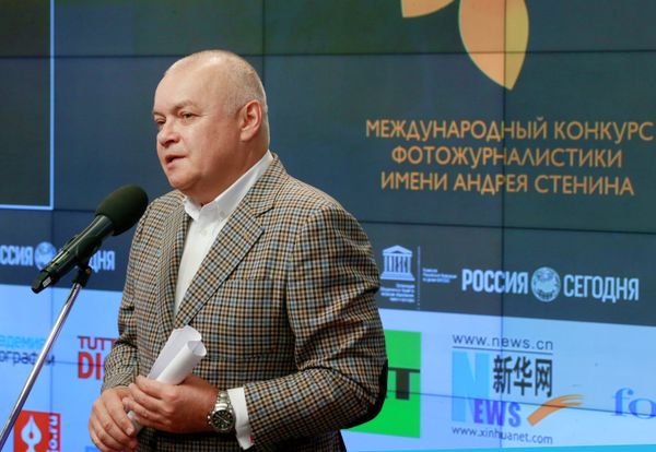 Rossiya Segodnya Director General Dmitry Kiselev at the Andrei Stenin International Press Photo Contest award ceremony. - Sputnik International