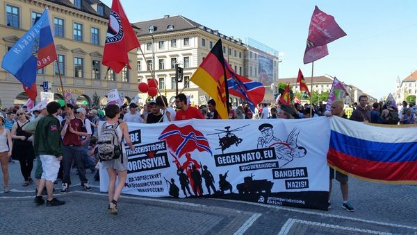 Rally at Anti-G7 Demo in Bavaria - Sputnik International