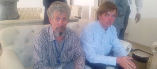 Sergei Cherepanov (L) and Mikhail Antyufeev, the two Russians kidnapped in Sudan's Darfur region in January 2015 Sergei Cherepanov (L) and Mikhail Antyufeev, the two Russians kidnapped in Sudan's Darfur region in January 2015 - Sputnik International