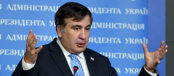 Georgian former President and the Ukrainian President's Aide Mikheil Saakashvili - Sputnik International