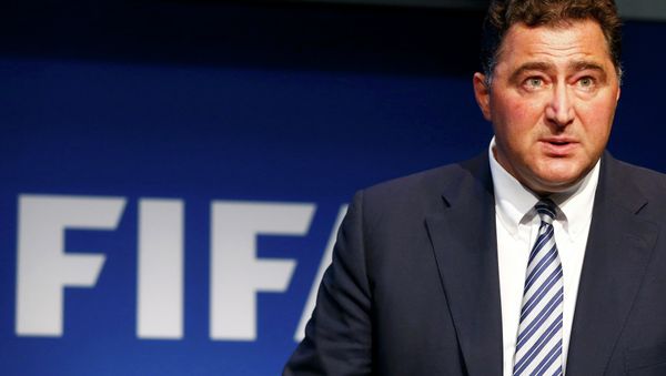 Domenico Scala, Chairman of the FIFA's Audit and Compliance Committee addresses a news conference at the FIFA headquarters in Zurich, Switzerland, June 2, 2015 Domenico Scala, Chairman of the FIFA's Audit and Compliance Committee addresses a news conference at the FIFA headquarters in Zurich, Switzerland, June 2, 2015 - Sputnik International