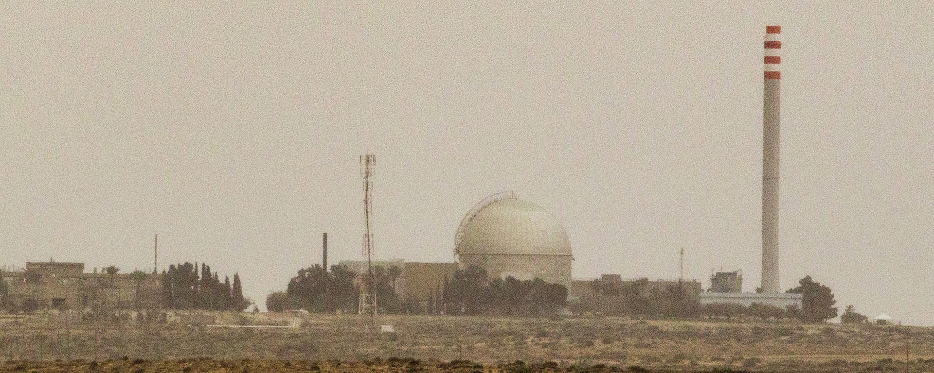 A picture taken on 8 March 2014 shows a partial view of the Dimona nuclear power plant in the Negev desert in southern Israel A picture taken on 8 March 2014 shows a partial view of the Dimona nuclear power plant in the Negev desert in southern Israel - Sputnik International, 1920, 25.02.2021